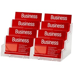 ESSELTE BUSINESS CARD HOLDER Free Standing Landscape 4 Tier